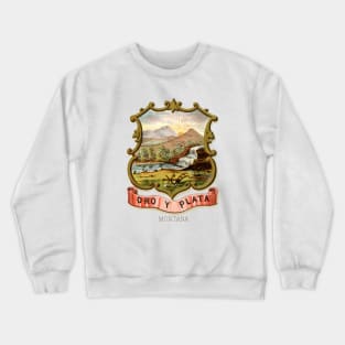 1876 Montana Coat of Arms Crewneck Sweatshirt